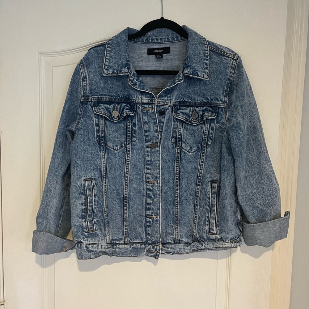 FOREVER 21 denim jacket - XL
